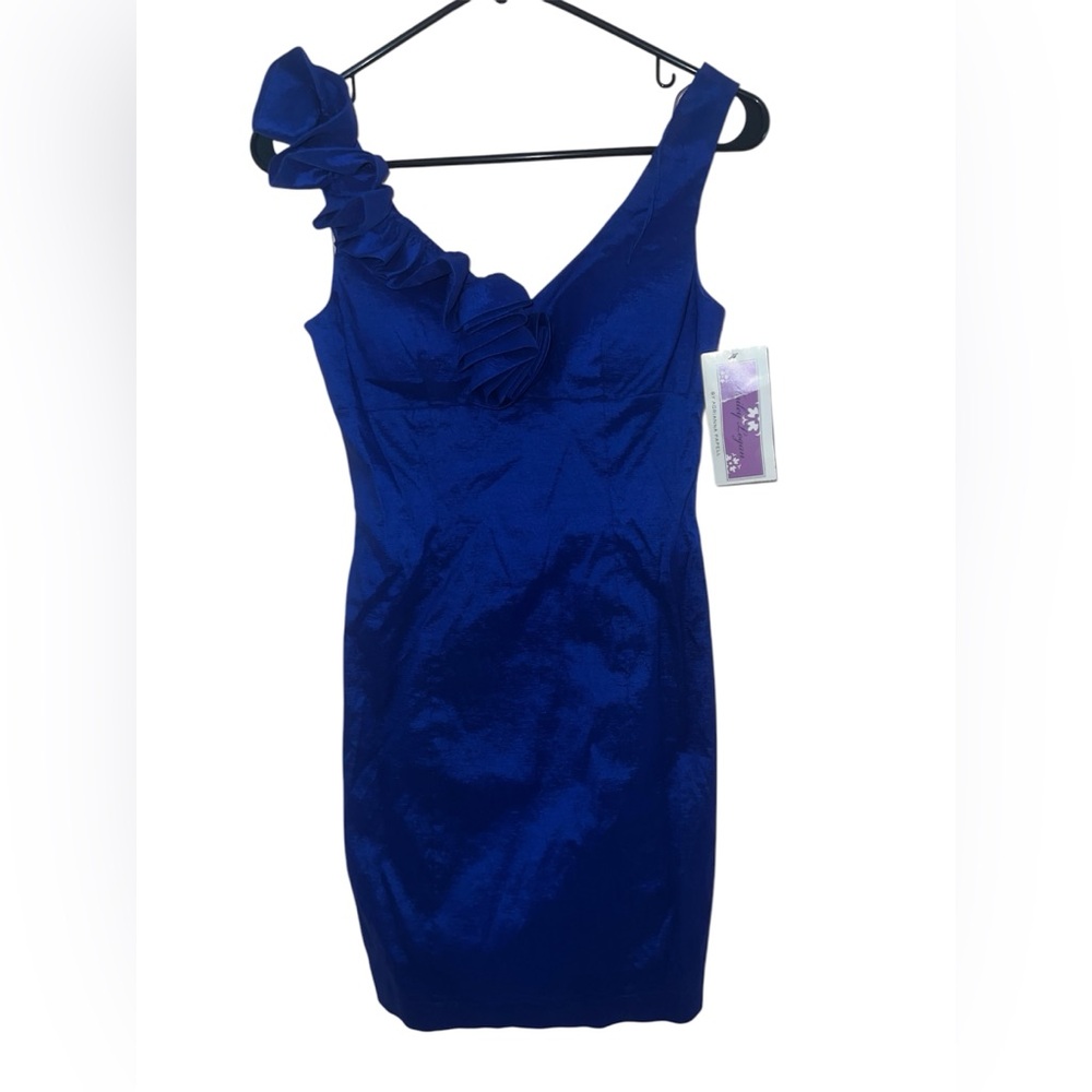 Elegant Blue floral dress